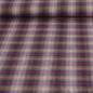 Preview: Flanell Baumwolle Karo bunt melange lila ocker blau rot